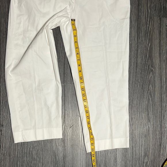 Talbots White Ankle Cropped Jeans Classic Style - Picture 4 of 7
